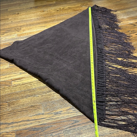 Preston & York Accessories - Preston & York Dark Brown Fringe Shawl